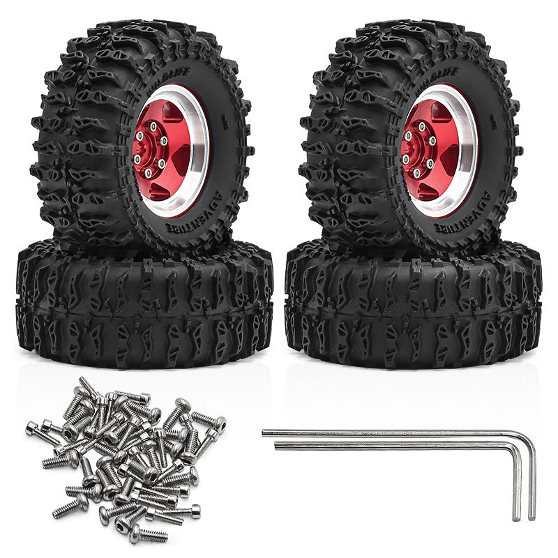Wheel Rim Rc - Ensemble de 4 pneus en caoutchouc