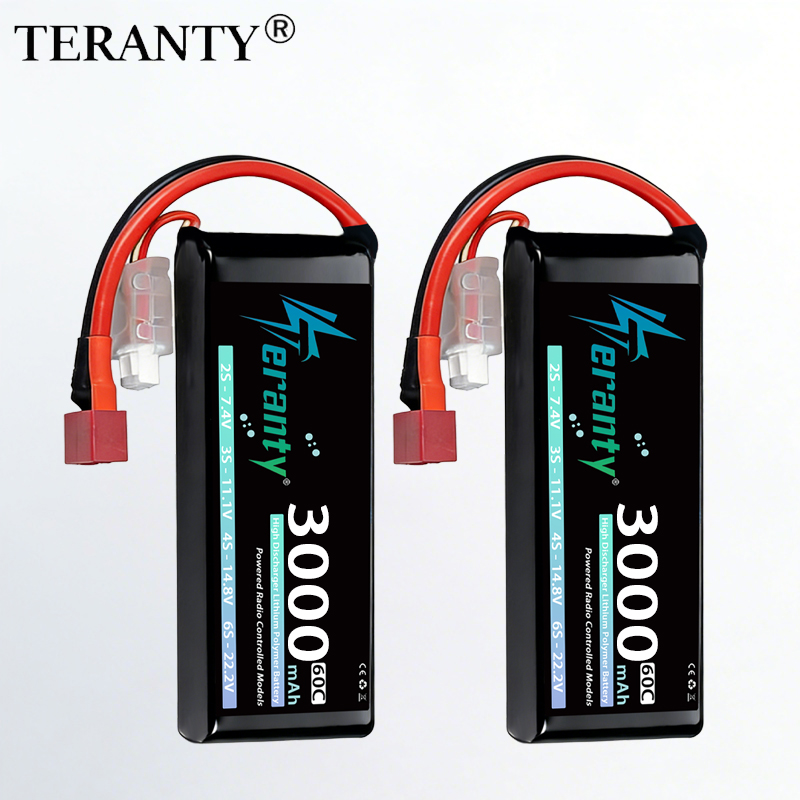 Rc Hobby Models - Batterie Lipo TERANTY 2S 3000mAh 7.4V