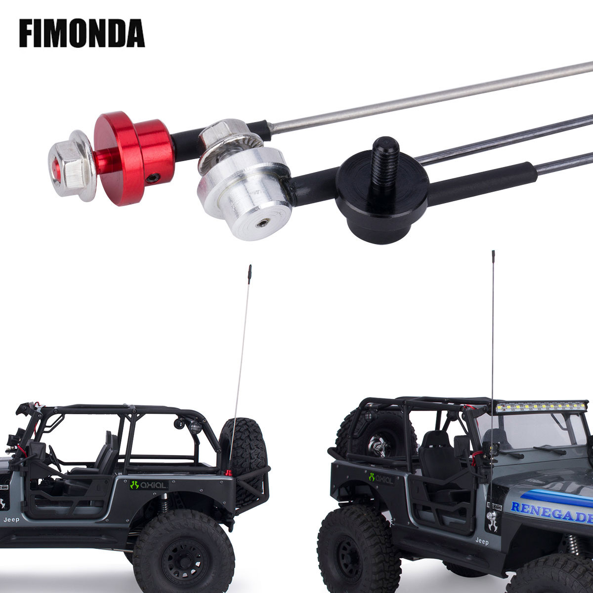 Hobby Zone Rc - Antenne de Simulation réglable en métal