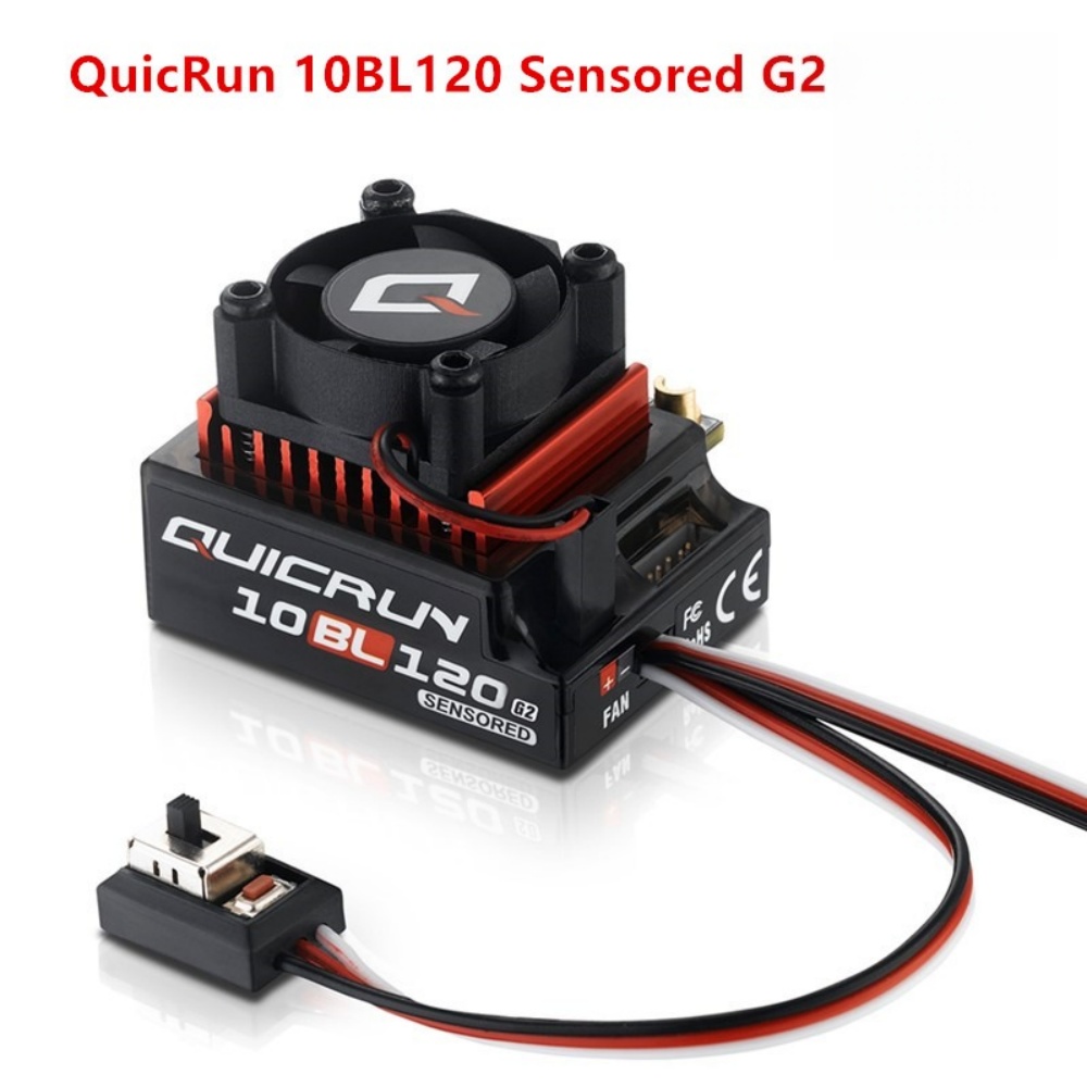Rc Hobby Models - FATJAY Hobbywing QUICRUN-10BL-120-G2 120A ESC contrôleur