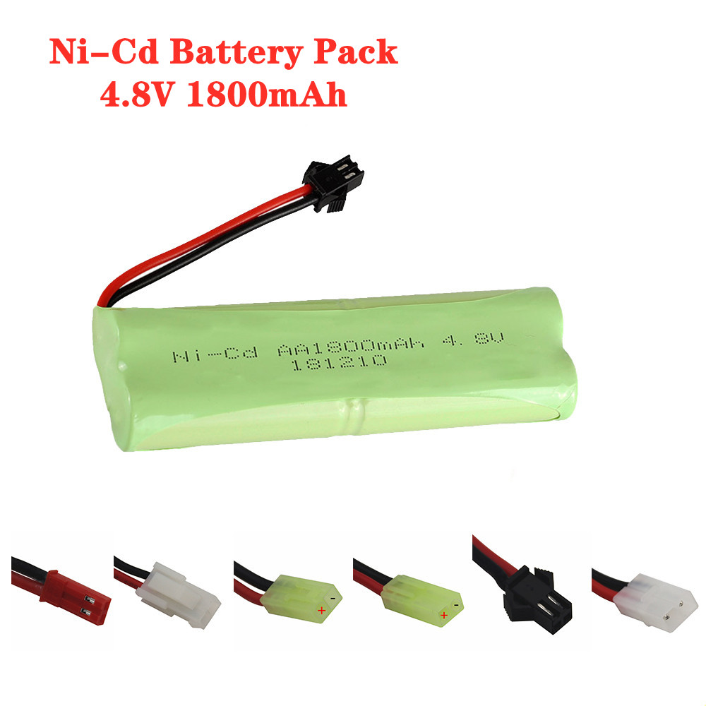 Rc Hobby Models - Batterie NiCd Rechargeable AA 4.8v, 1800mah,