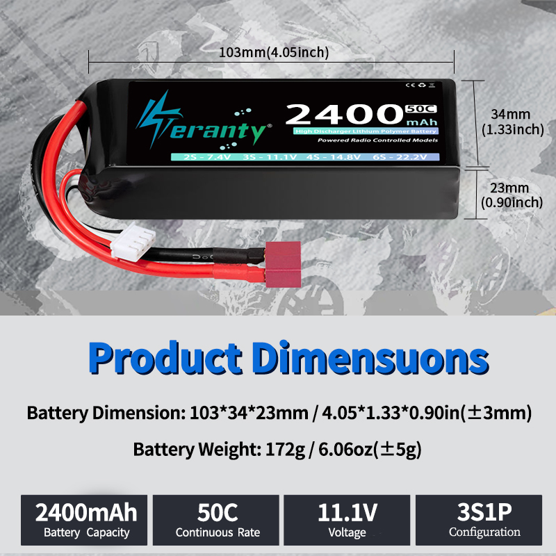 Batterie Lipo TERANTY 3S 2200/ - Rc Hobby Models avis et prix