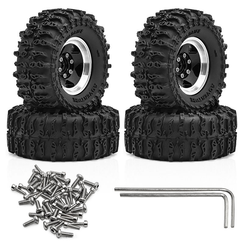 Ensemble de 4 pneus en caoutch - Wheel Rim Rc avis et prix