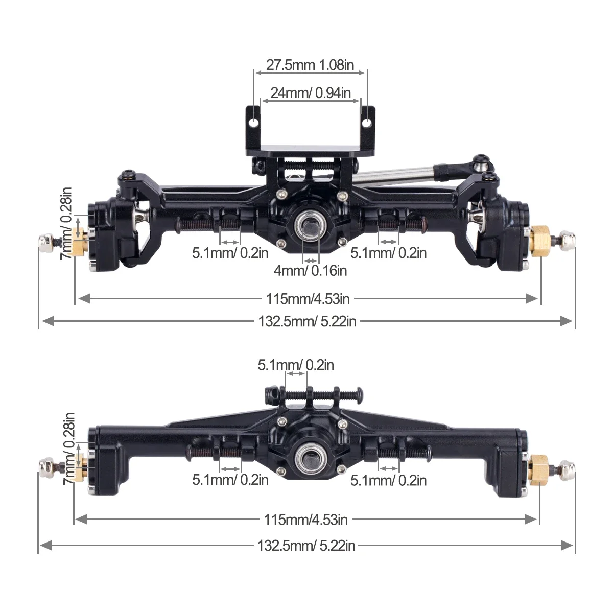 Essieux de portail CNC en alum - Hobby Zone Rc avis et prix
