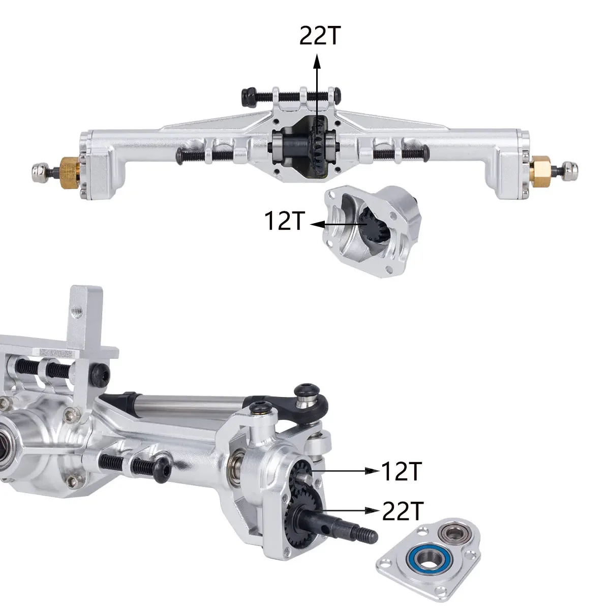 Essieux de portail CNC en alum - Hobby Zone Rc avis et prix