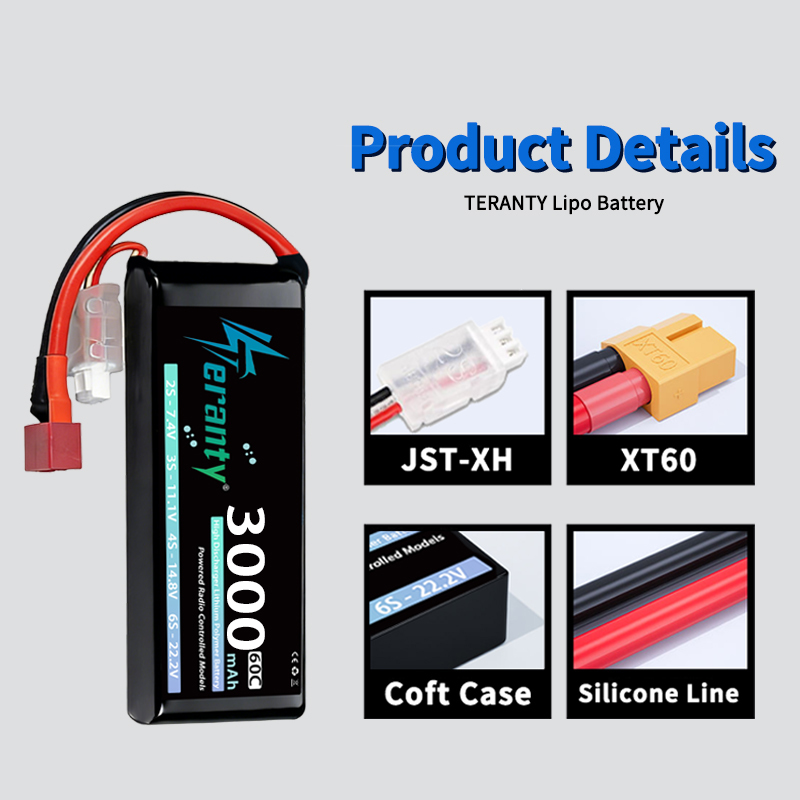 Batterie Lipo TERANTY 2S 3000m - Rc Hobby Models avis et prix