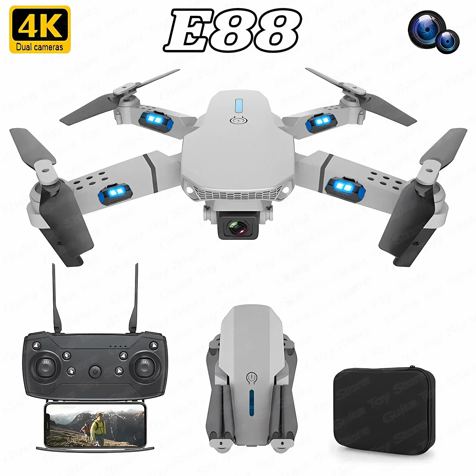 Drone E88 Pro WIFI FPV Grand A - Rc Hobby Wire avis et prix