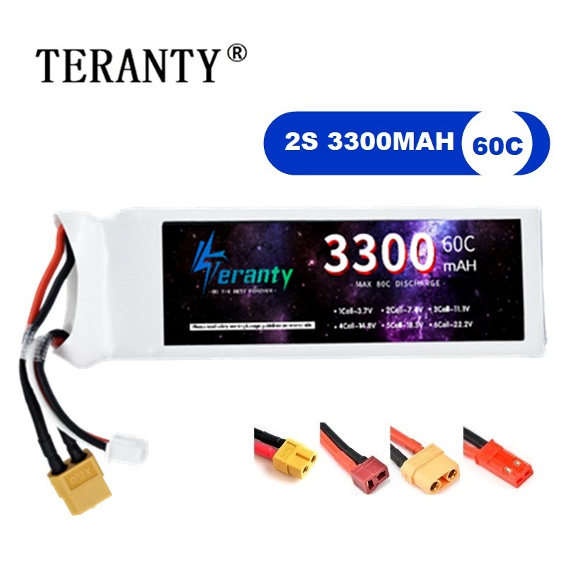 Batterie LiPo 2s 7.4V 3300mAh  - Rc Hobby Models avis et prix