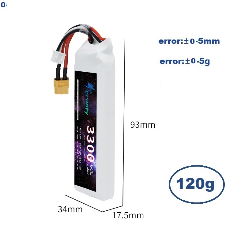 Batterie LiPo 2s 7.4V 3300mAh  - Rc Hobby Models avis et prix