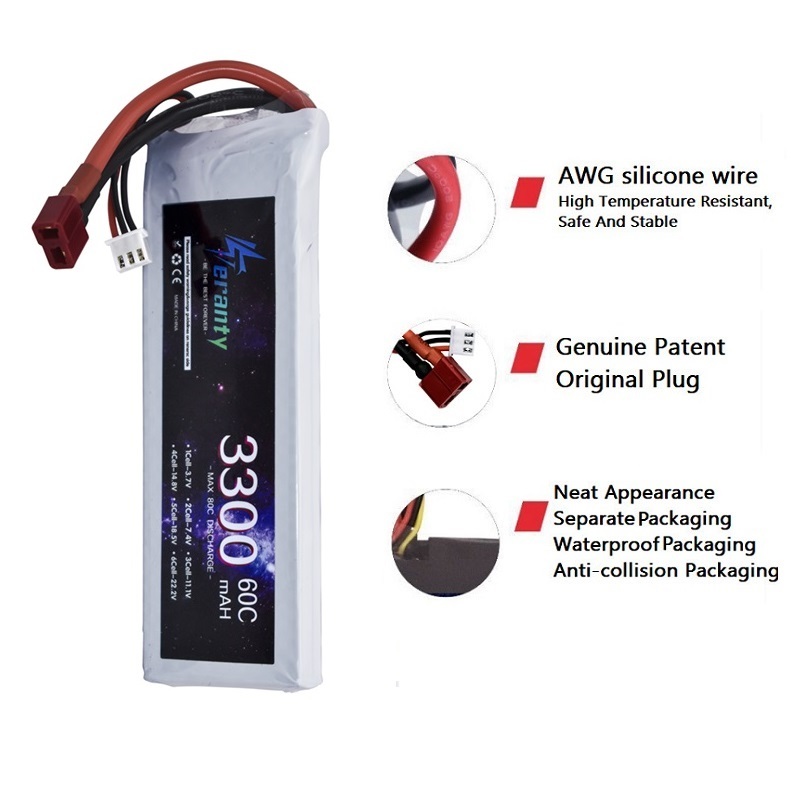 Batterie LiPo 2s 7.4V 3300mAh  - Rc Hobby Models avis et prix