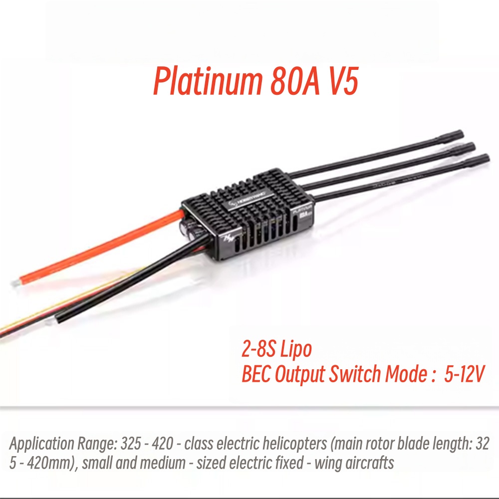 FATJAY Hobbywing Platinum 80A  - Rc Hobby Models avis et prix