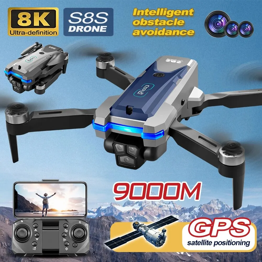 Drone GPS S8S 5G Wifi 8K HD po - Rc Hobby Wire avis et prix